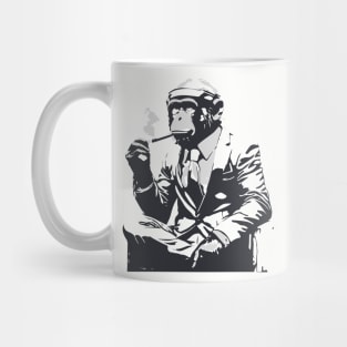 monkey with a pipe Mug